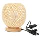 Bambou Rotin Lampe de Table Style Japonais Lampe de Chevet Lampe de Bureau Chambre Bricolage