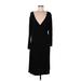 Lauren by Ralph Lauren Cocktail Dress - Midi: Black Dresses - Women's Size Large