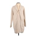 Buckle Black Coat: Ivory Jackets & Outerwear - Women's Size Small