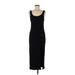 Z Supply Casual Dress - Midi: Black Solid Dresses - Women's Size Medium