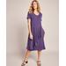 Blair Women's Faux Wrap Dress - Purple - L - Misses