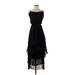 Guess Casual Dress - High/Low: Black Dresses - Women's Size X-Small