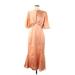 Fame And Partners Casual Dress: Orange Dresses - Women's Size 6