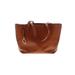 Lauren by Ralph Lauren Leather Tote Bag: Brown Bags