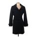 Burberry Wool Coat: Black Jackets & Outerwear - Women's Size 8