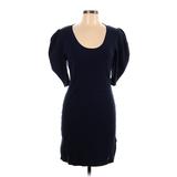 Ted Baker London Casual Dress - Sweater Dress Scoop Neck 3/4 Sleeve: Blue Dresses - Women's Size 12