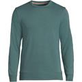 Serious Sweats Loopback Jersey Sweatshirt, Men, size: 38-40, regular, Green, Cotton-blend/Poly-blend, by Lands' End