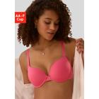 Schalen-BH LASCANA "Ela - perfect basic", Damen, Gr. 70, Cup AA, pink, Microtouch, Obermaterial: 85% Polyamid (TACTEL), 15% Elasthan (LYCRA), Basic, BHs, mit Bügel aus seidiger Microfaser, Topseller