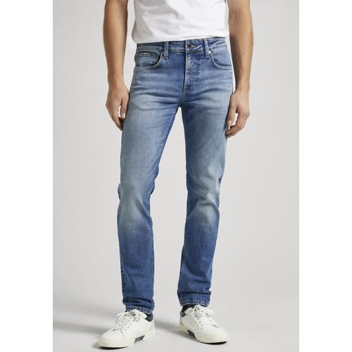 "5-Pocket-Jeans PEPE JEANS ""Pepe Jeans SLIM JEANS"" Gr. 33, Länge 34, blau (medium used) Herren Jeans 5-Pocket-Jeans"