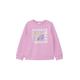 Sweatshirt S.OLIVER JUNIOR Gr. 104/110, rosa (rose) Mädchen Sweatshirts