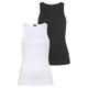 Tanktop LAURA SCOTT Gr. 32/34, schwarz-weiß (schwarz, weiß) Damen Tops