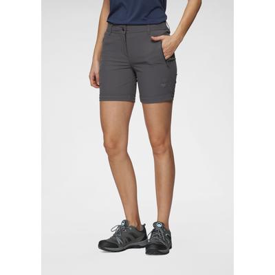 Trekkingshorts POLARINO, Damen, Gr. 42, N-Gr, schwarz (anthrazit (trekkingshorts aus nachhaltigem material)), Obermaterial: 94% Polyamid, 6% Elasthan, sportlich, schmal, Hosen, aus elastischem Funktionsmaterial, Topseller Image