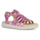 Sandale GEOX "J SANDAL SOLEIMA GIR" Gr. 38, pink (fuchsia) Kinder Schuhe Sommerschuh, Riemchensandale, Sandalette, mit Schnallenverschluss