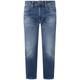 Straight-Jeans PEPE JEANS "STRAIGHT JEANS" Gr. 33, Länge 32, blau (medium destroy) Herren Jeans Straight Fit