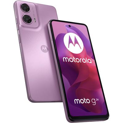 MOTOROLA Smartphone "Moto G24" Mobiltelefone rosa (pink lavender) Smartphone Android