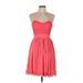 Minuet Casual Dress - Party: Pink Hearts Dresses - Women's Size Medium