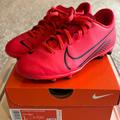 Nike Shoes | Kids Nike Mercurial Vapor 13 Club Mg 'Laser Crimson Soccer Cleats Size 1 W/Box | Color: Red | Size: 1b