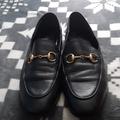 Gucci Shoes | Gucci Black Soft Leather Jordan Horsebit Loafers Style Number 14998 37 05b S 7 | Color: Black | Size: 7