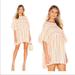 Free People Dresses | Free People Anthropologie Summer Nights Baby Doll Stripe Ruffle Mini Dress Xs/S | Color: Pink/White | Size: Xs
