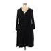 Market and Spruce Casual Dress - Shirtdress: Black Dresses - Women's Size 1X