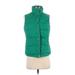 Lands' End Vest: Green Jackets & Outerwear - Women's Size X-Small