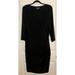 Ralph Lauren Dresses | Lauren Ralph Lauren Women 16w Long Sleeved Ruched Little Black Dress | Color: Purple | Size: 16