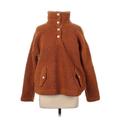 J.Crew Fleece Jacket: Brown Jackets & Outerwear - Women's Size Medium