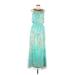Vince Camuto Casual Dress - Maxi: Blue Dresses - Women's Size 12