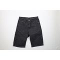 Levi's Shorts | Levis 569 Mens Size 32 Faded Loose Fit Stretch Denim Jean Shorts Jorts Black | Color: Gray | Size: 32