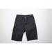 Levi's Shorts | Levis 569 Mens Size 32 Faded Loose Fit Stretch Denim Jean Shorts Jorts Black | Color: Gray | Size: 32