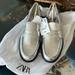 Zara Shoes | Brand New Unworn Zara Loafers | Color: Silver | Size: 11