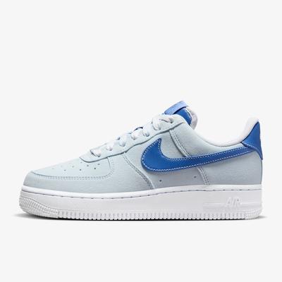 Nike Shoes | 9.5w/8m - [New] Women's Nike Air Force 1 '07 Shoes Blue Fn7185-423 | Color: Blue/Tan | Size: 9.5