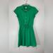 J. Crew Dresses | J. Crew Mercantile Green Eyelet Lace Collared Tie Front Button Up Dress Size Xxs | Color: Green | Size: Xxs
