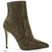 Michael Kors Shoes | Michael Kors Rue Stiletto Dress Booties Size 7 Gold Glitz New Years Holiday | Color: Black/Gold | Size: 7