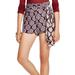 Free People Shorts | Free People Patterned Tie Shorts | Color: Purple | Size: 4