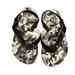 Michael Kors Shoes | Michael Kors Black Girls White Floral Sandals Toddler Size 7/8 | Color: Black/White | Size: 7.5g