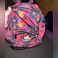 Adidas Bags | Floral Adidas Mini Backpack | Color: Pink/Purple | Size: Os