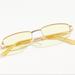 Anthropologie Accessories | Anthropologie Yellow-Tinted Gold Wire Rectangle Sunglasses | Color: Gold/Yellow | Size: Os