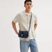 Coach Bags | Coach | Beck Slim Crossbody Blue Pebbled Leather | Color: Blue/Silver | Size: Os