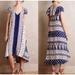 Anthropologie Dresses | Maeve Anthropologie Bohemian Cape Like Sundress Size Small | Color: Blue/Pink | Size: S