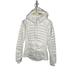 Lululemon Athletica Jackets & Coats | Lululemon Another Mile Jacket Sz 4 White Glyde Primaloft Tech Fleece Hooded Coat | Color: White | Size: 4