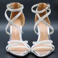Jessica Simpson Shoes | Jessica Simpson Clear/Silver Stiletto (6.5m) | Color: Silver | Size: 6.5