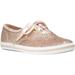 Kate Spade Shoes | Kate Spade New York Pink Rose Gold Glitter Keds Shoe Big Kid Size Us 2 M Girls | Color: Pink | Size: 2g