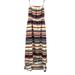 Anthropologie Dresses | Anthropologie Maeve Strapless High Low Striped Dress Women's Xs | Color: Cream/Orange | Size: Xs