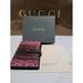 Gucci Office | Gucci Snake Pattern Leather Notebook Cover With Box And Duster./S2921 | Color: Black/Pink | Size: One Size