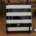 Kate Spade Bags | Kate Spade Compact Patent Leather Black And White Stripe Wallet | Color: Black/White | Size: Os