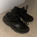 Nike Shoes | 2020 Nike Air Huarache "Triple Black" Suede Running Shoes Size 10 | Color: Black | Size: 10