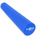 Maximo Fitness Foam Roller - Extra Long Exercise Rollers for Trigger Point Self Massage and Muscle Tension Relief, 90cm x 15cm Massager for Back, Legs, Workouts, Gym, Pilates and Yoga, Blue