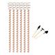 30Pcs Plant Stakes, Electroponic Gardening Copper Coils for Outdoor Garden Planting Indoor Pots Flower Beds