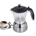 DSHIOP Espresso Maker Moka Pot,Food Grade Stainless Steel 6 Espresso Cup Coffee Maker Stove Top Coffee Maker Moka Pot,Classic Cafe Maker,Makes Real Italian Coffee,Suitable for DIY/Home/Office